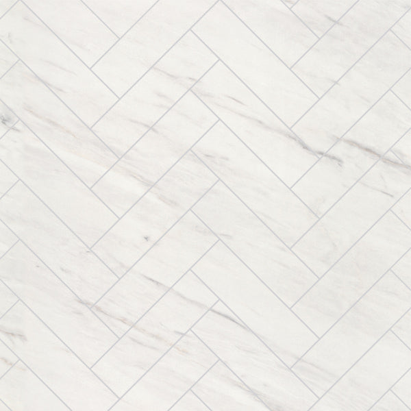 Multipanel Tile Effect Levanto Marble Hydrolock T&G Wall Panel - 2400 x 598 x 11mm