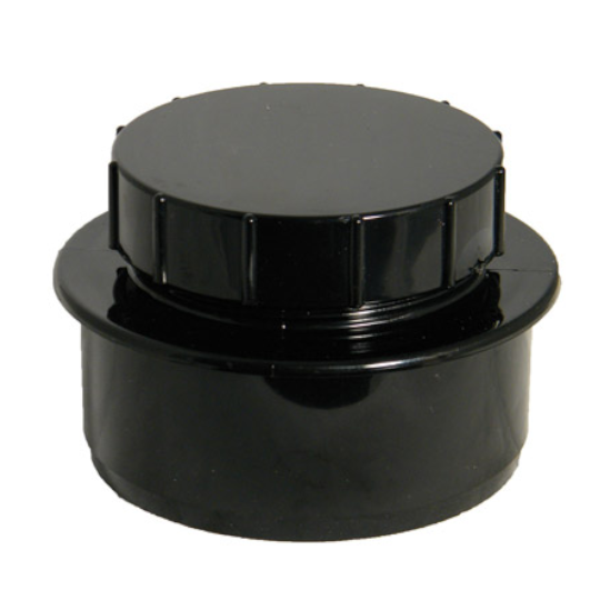 FloPlast SP292/SS292 110mm Black Acc. Plug
