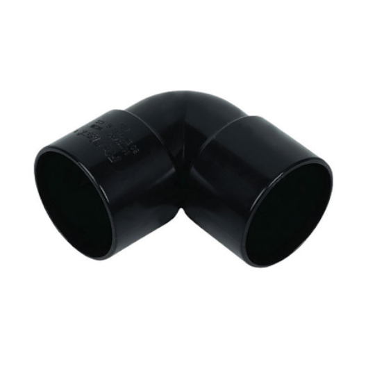 FloPlast WS10 32mm Black ABS 90° Bend