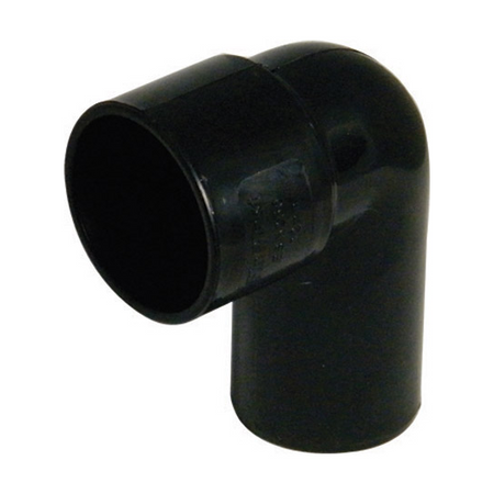 FloPlast WS26 32mm Black ABS 90° Conv.bend