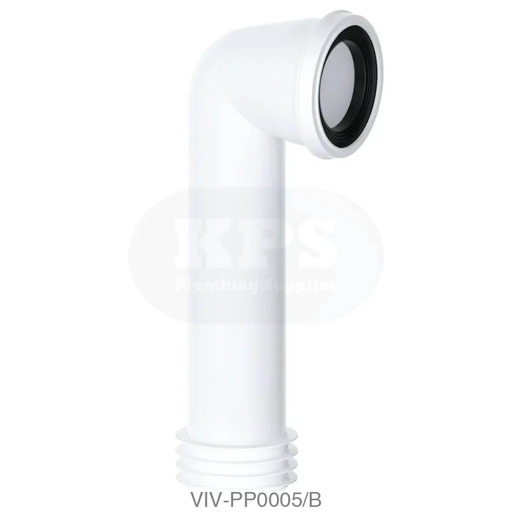 90 Bend Long Tail WC Pan Connector Plumbing Spares