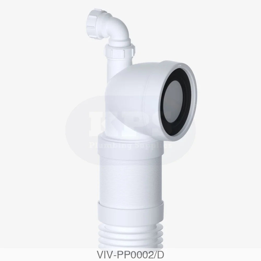 90 Flexible Pan Connector (1 1/4 Adapter) Plumbing Spares