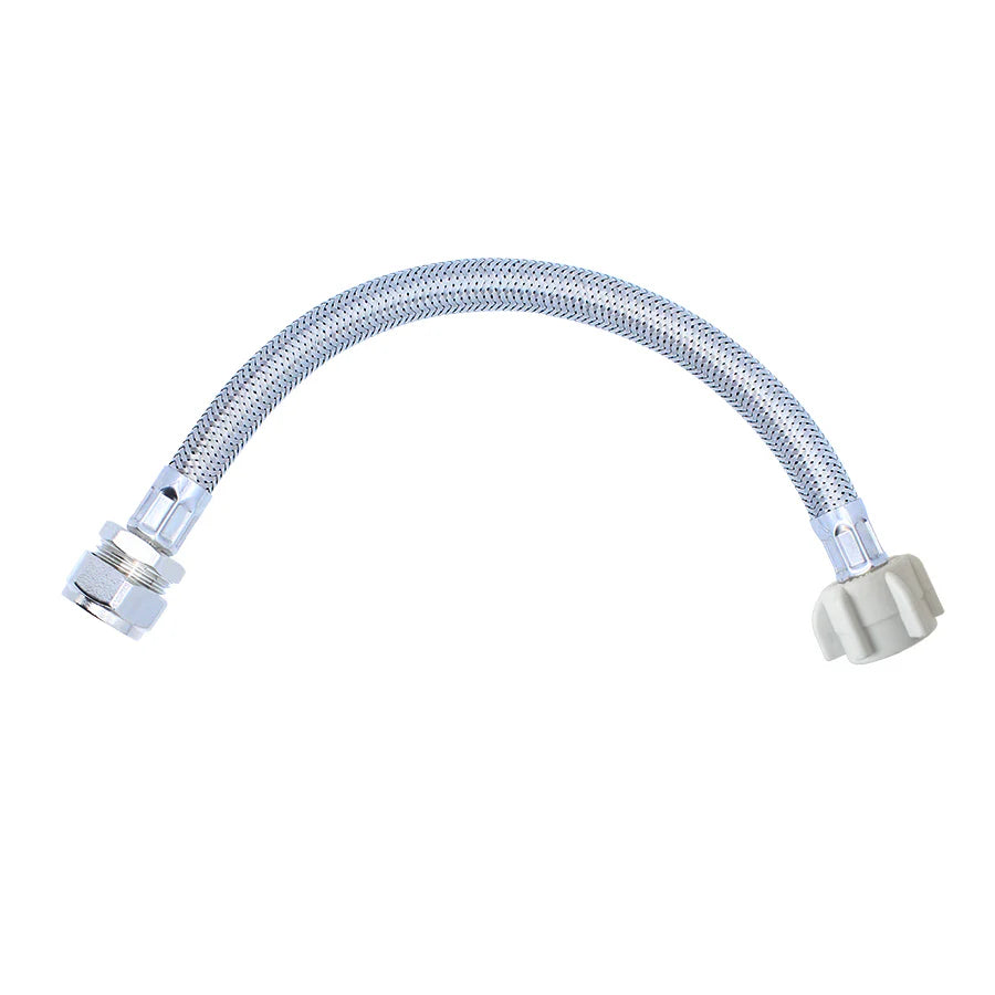 Viva Sanitary 1/2 (Nylon) x 15mm - 300mm Flexible Hose