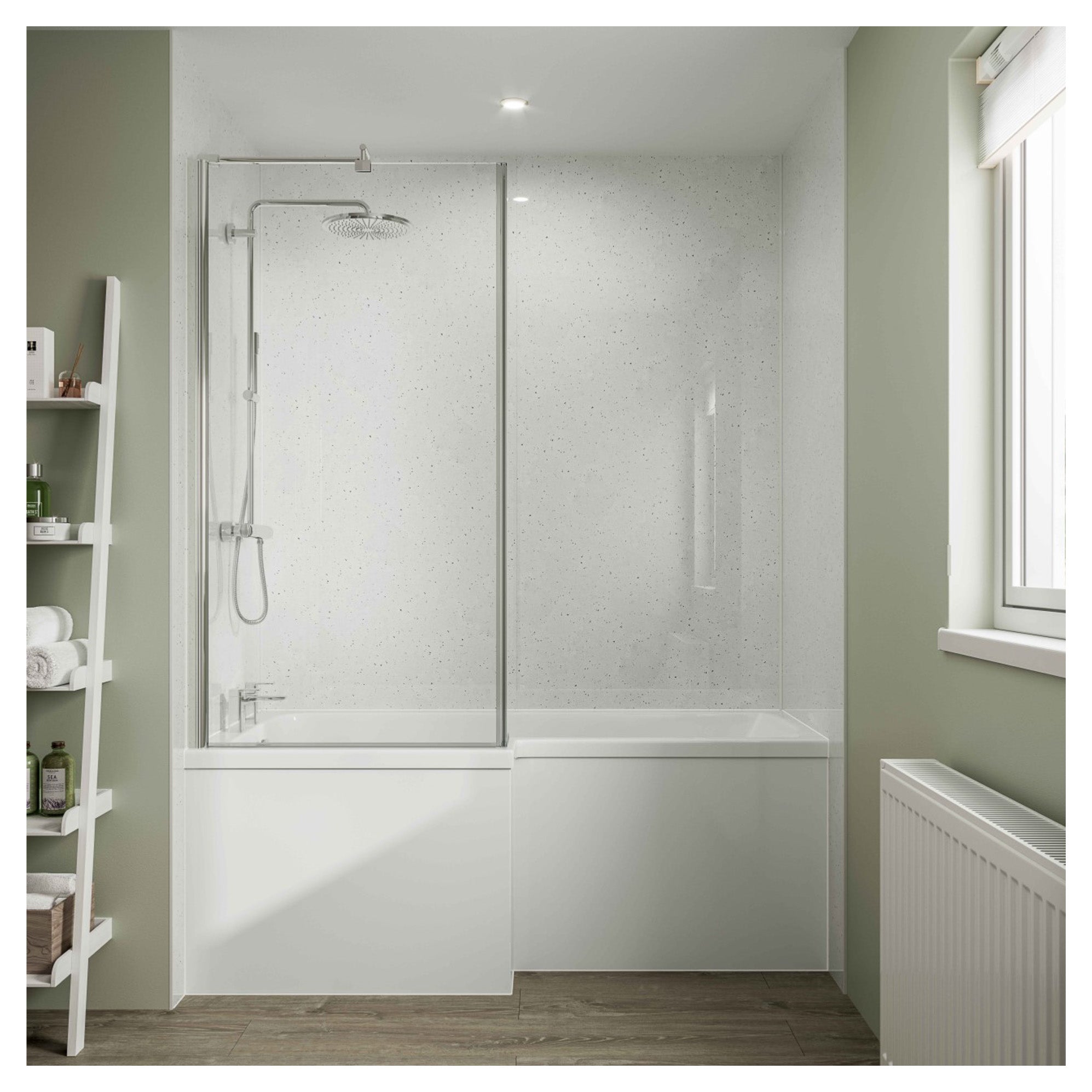 Multipanel Classic White Snow Hydrolock T&G Wall Panel - 2400 x 1200 x 11mm