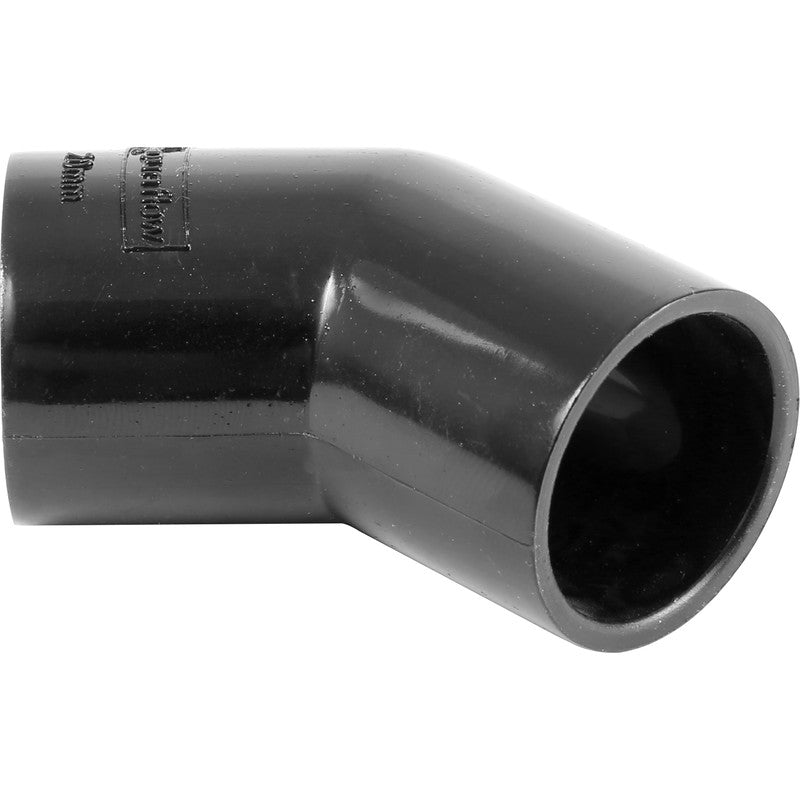 FloPlast OS12 21.5mm Black O/f 135° Bend