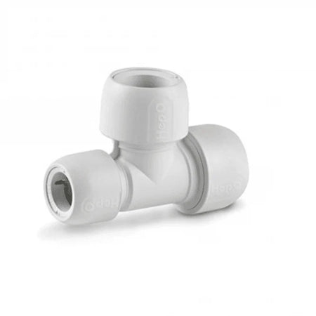 Hep2O HD12/28W End Reduced Tee 28mm x 28mm x 22mm