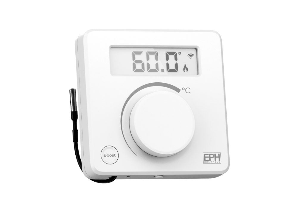 EPH Controls RF Cylinder Thermostat Boost Button