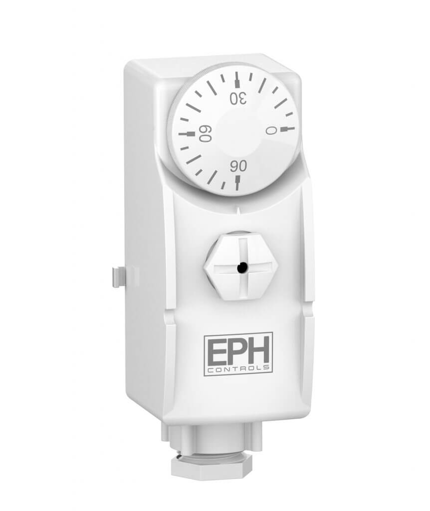 EPH Controls Cylinder / Pipe Thermostat, Tamperproof, Strap On