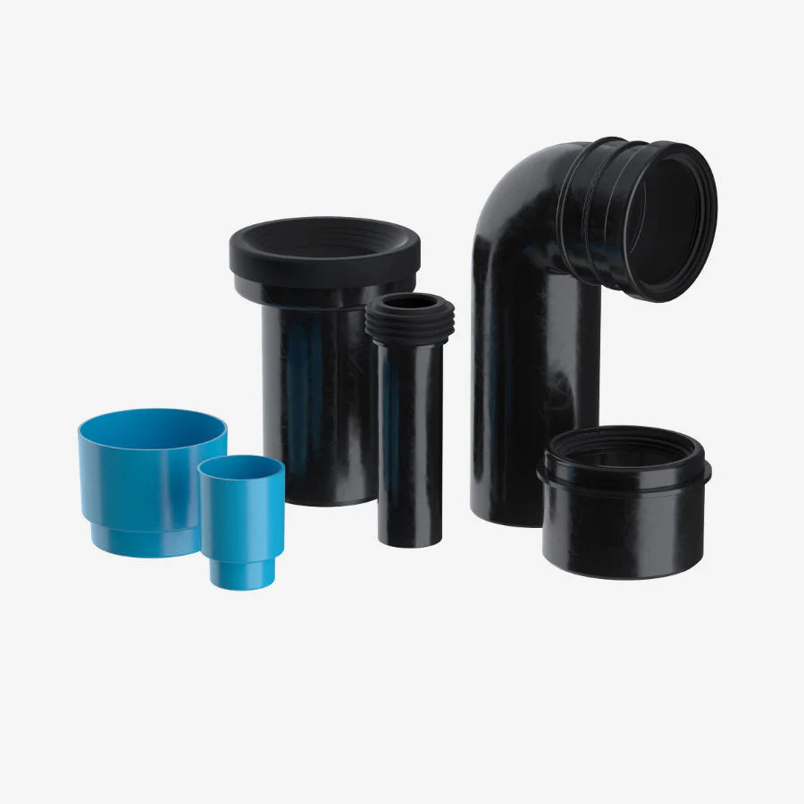 Viva Sanitary ULTRADC2 ULTRA Drain Connector Kit (Angled)