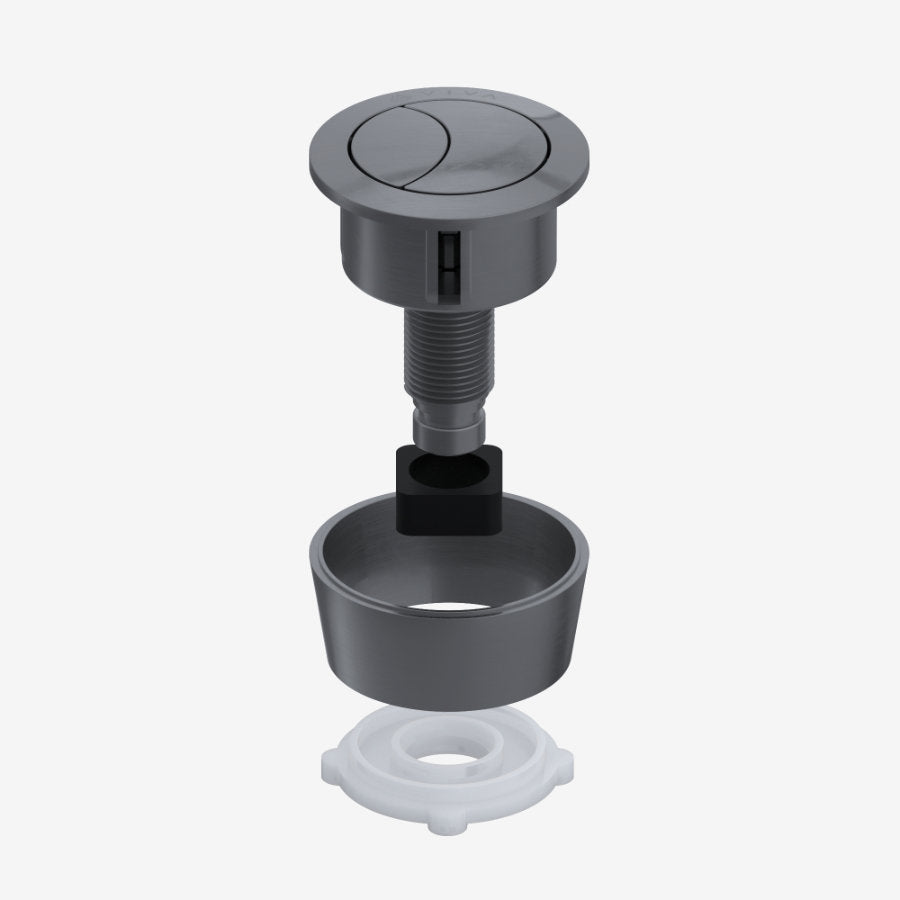 Viva UNI/SBBN Skylo Brushed Nickel Dual Flush Button