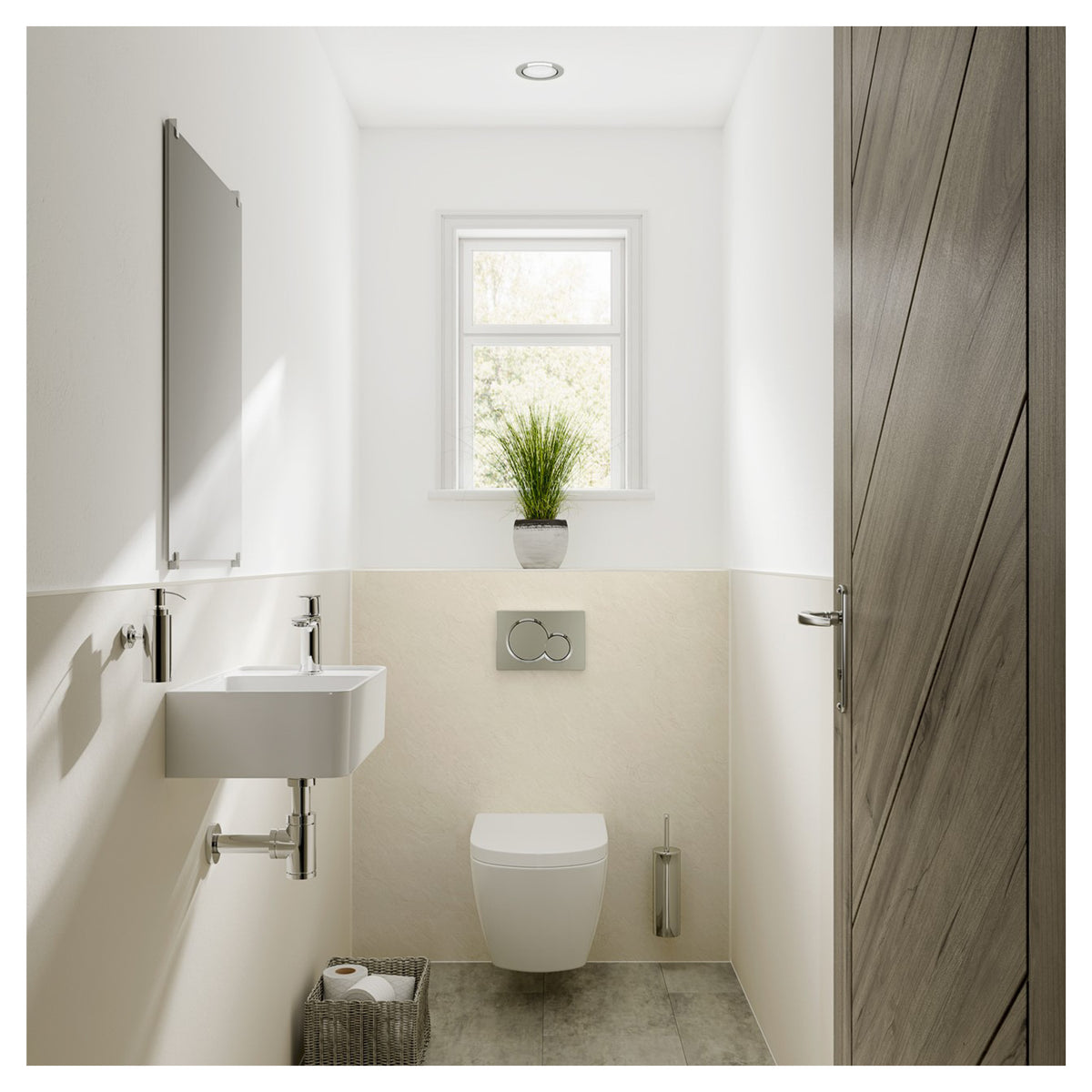 Multipanel Classic Riven Marble Hydrolock T&G Wall Panel - 2400 x 598 x 11mm