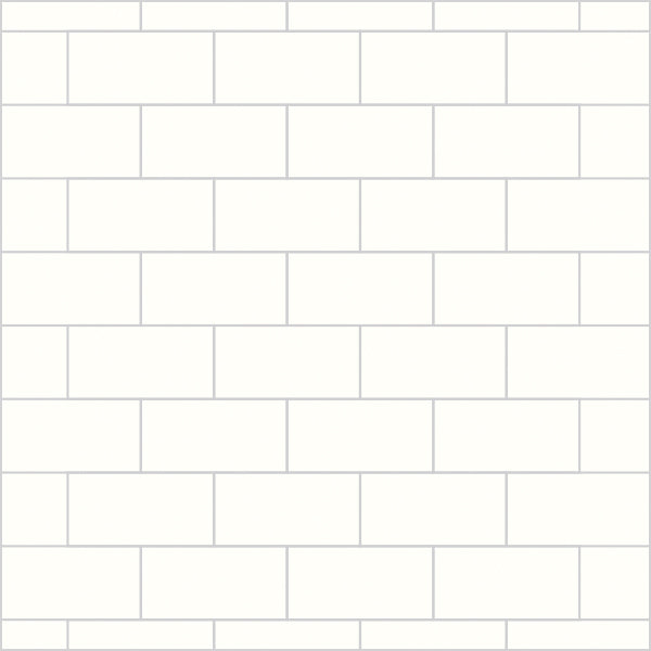 Multipanel Tile Effect Alpine White Hydrolock T&G Wall Panel - 2400 x 598 x 11mm