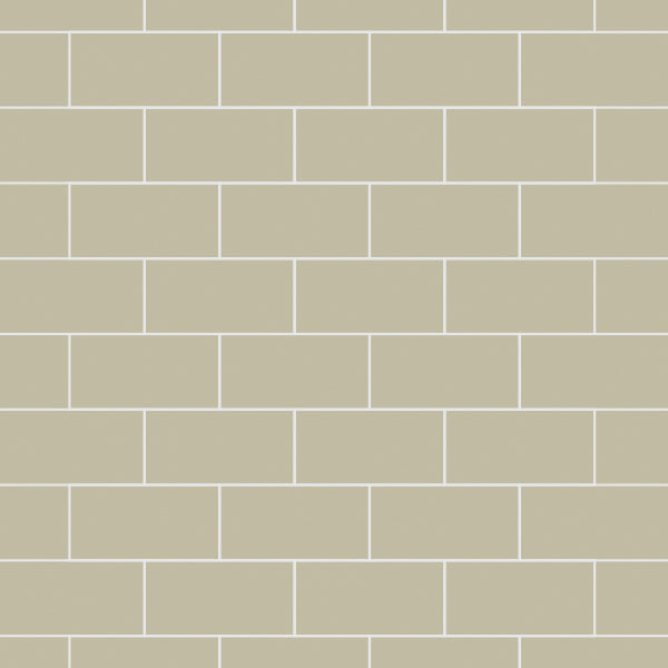 Multipanel Tile Effect Sage Green Hydrolock T&G Wall Panel - 2400 x 598 x 11mm