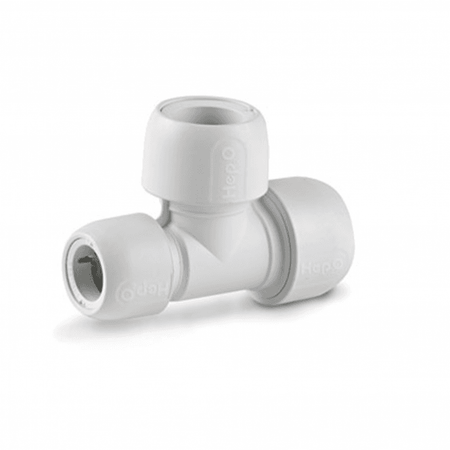 Hep2O HD12/22W End Reduced Tee 22mm x 15mm x 22mm