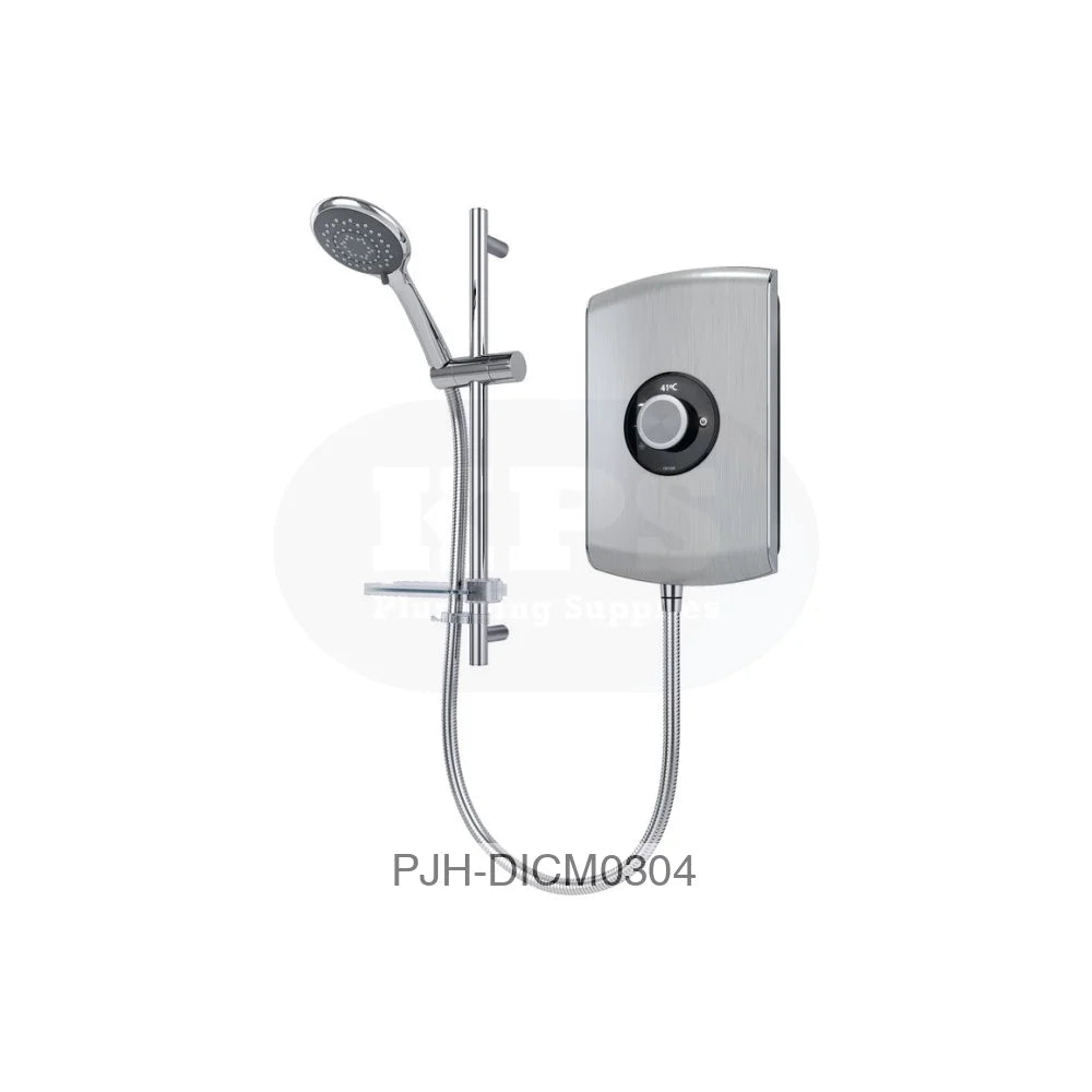 Amore Brushed Steel 9.5Kw Bathroom Brands