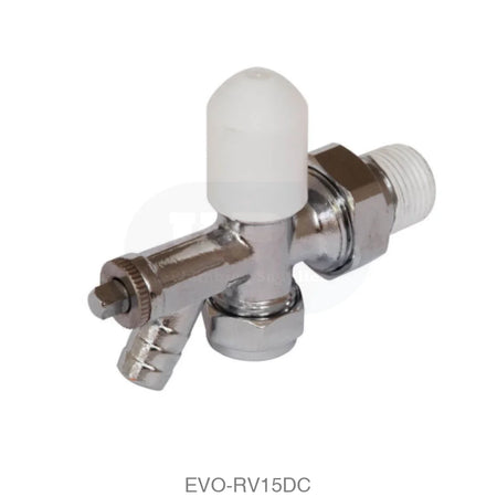 Angled Lockshield Valve c/w DOC - Contract (1) Radiator Valves
