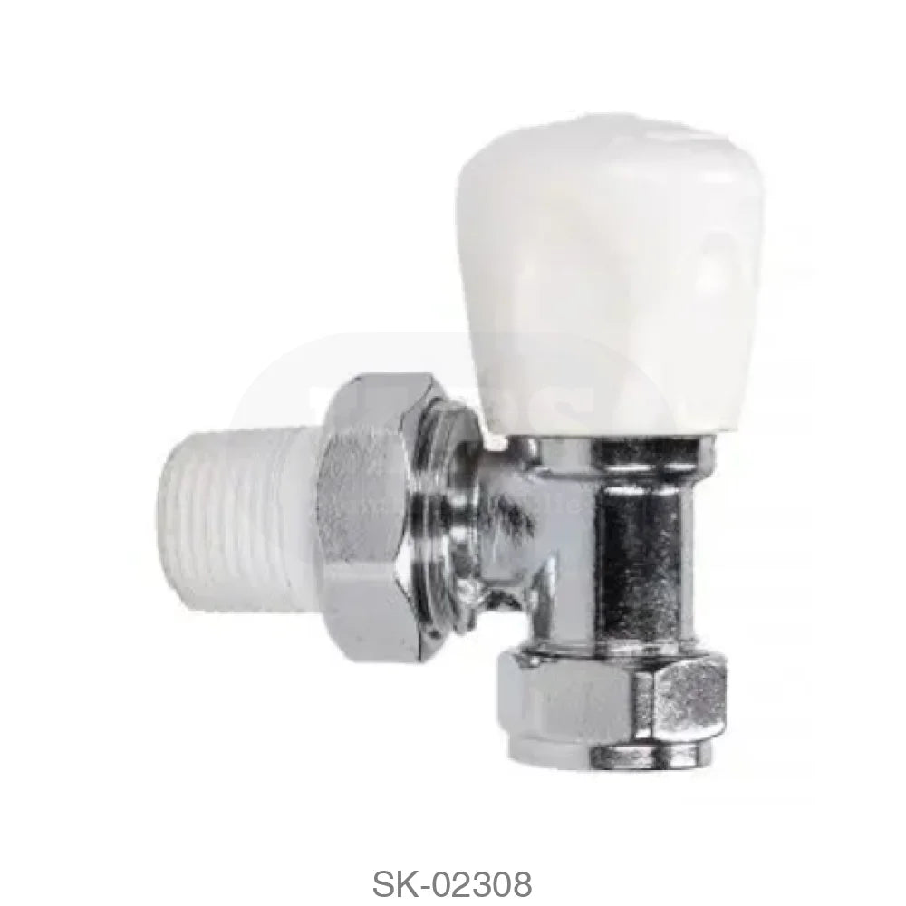 Angled Lockshield Valve Contract Radiator Valves