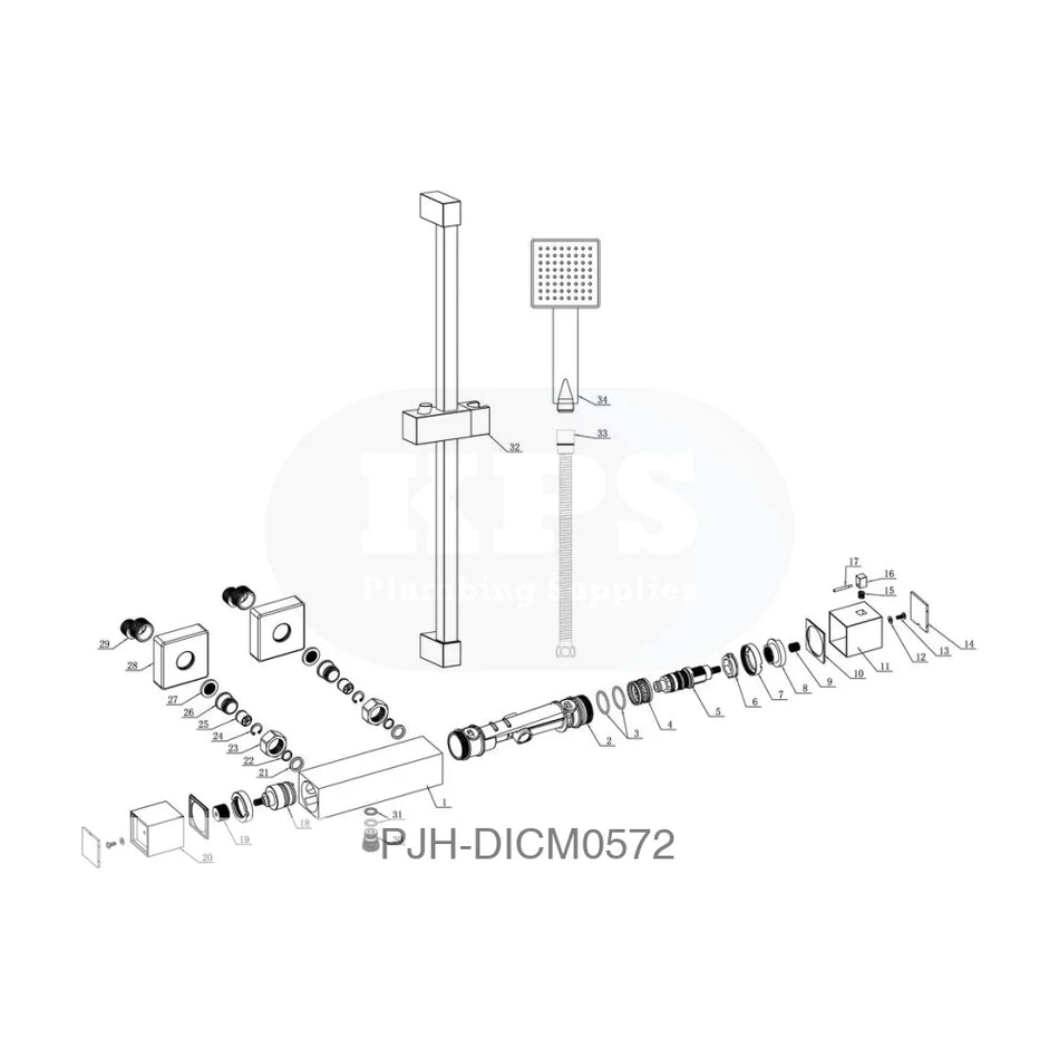 Argo C/Touch Thermo Bar Mxr Shwr Bathroom Brands
