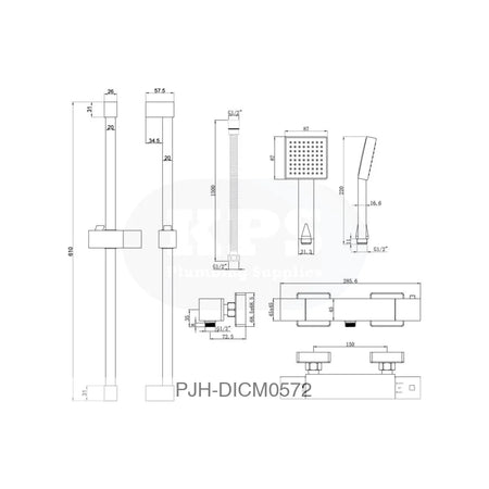 Argo C/Touch Thermo Bar Mxr Shwr Bathroom Brands