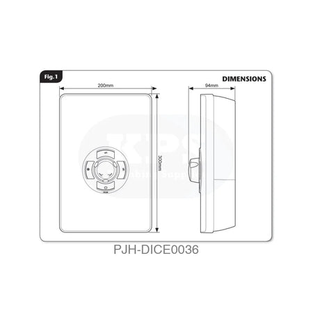 Aspirante 8.5Kw Elec Shower White Glos Bathroom Brands