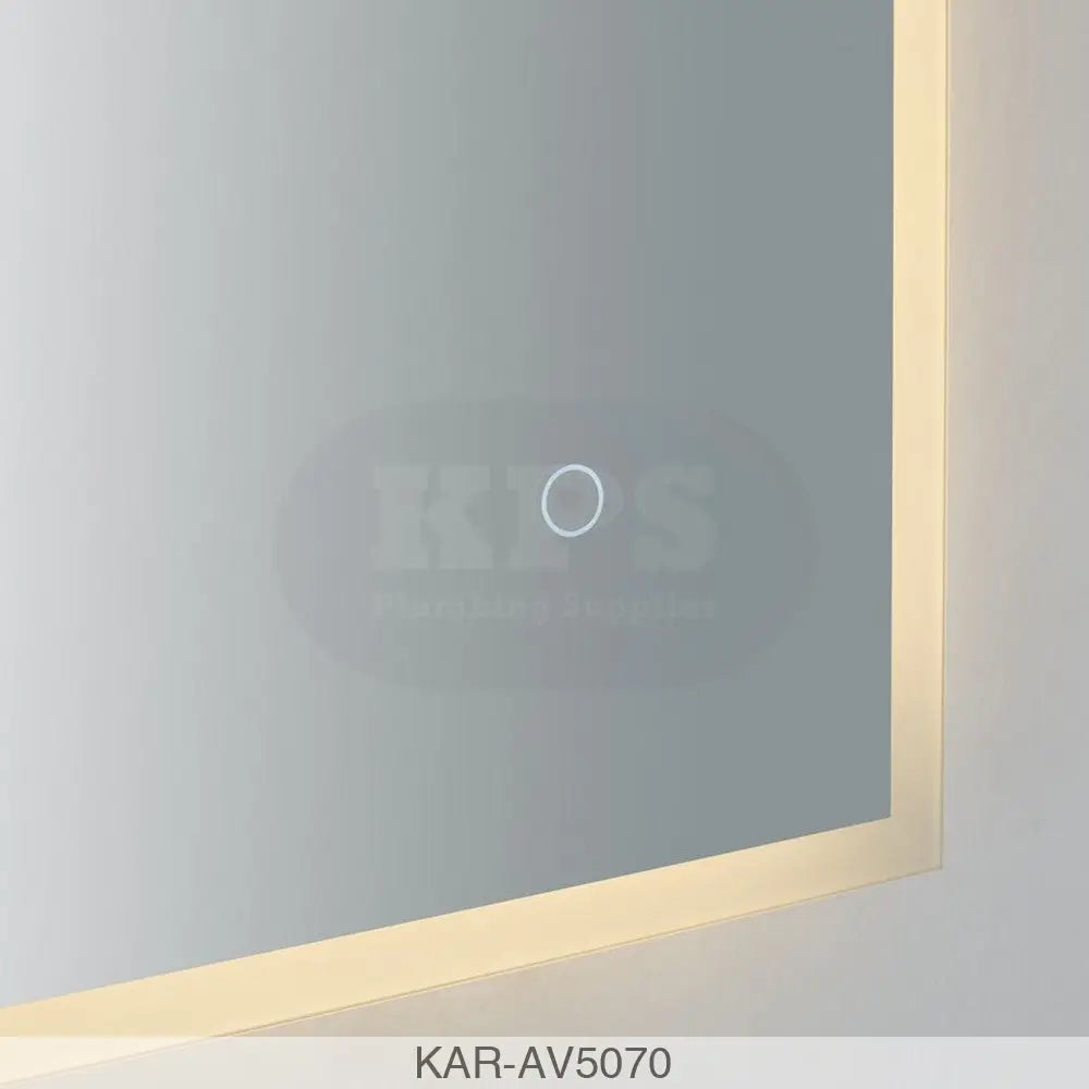 Avening 500x700mm Acrylic Edge Bathrooms-Furniture-Mirrors & Cabinets