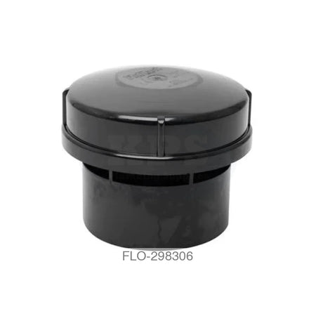 AX110 Air Admittance Valve 110mm External Black Waste Soil Systems