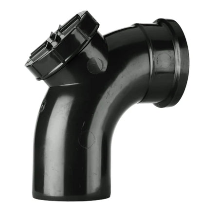 FloPlast SP169 110mm Black 92.5° Access Bend