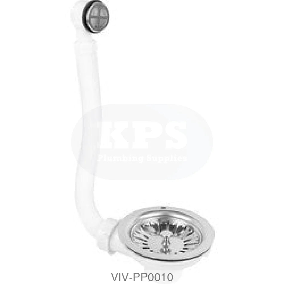 Basket Strainer Waste (Round Overflow) Plumbing Spares