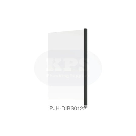 Bath Screen 1400 Square Black Bathroom Brands