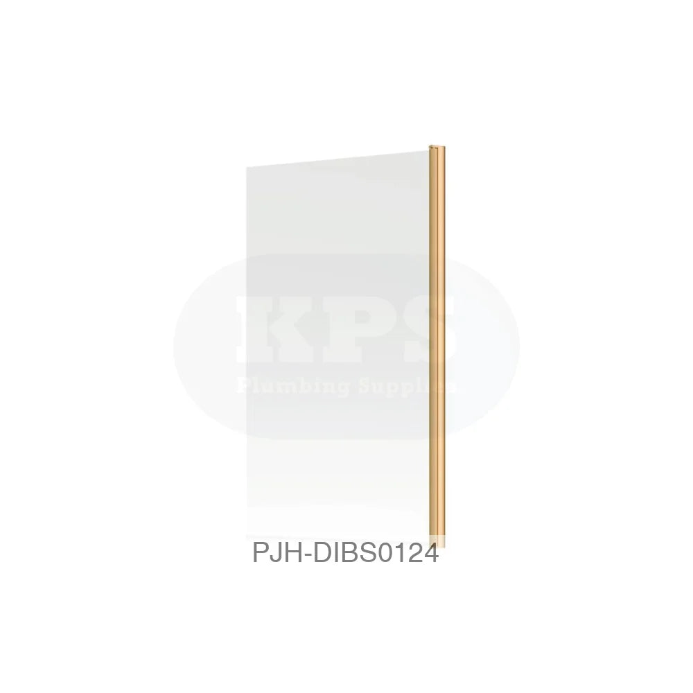 Bath Screen 1400 Square Brushed Bathroom Brands