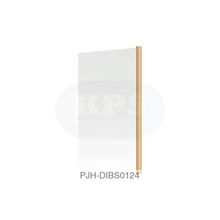 Bath Screen 1400 Square Brushed Bathroom Brands