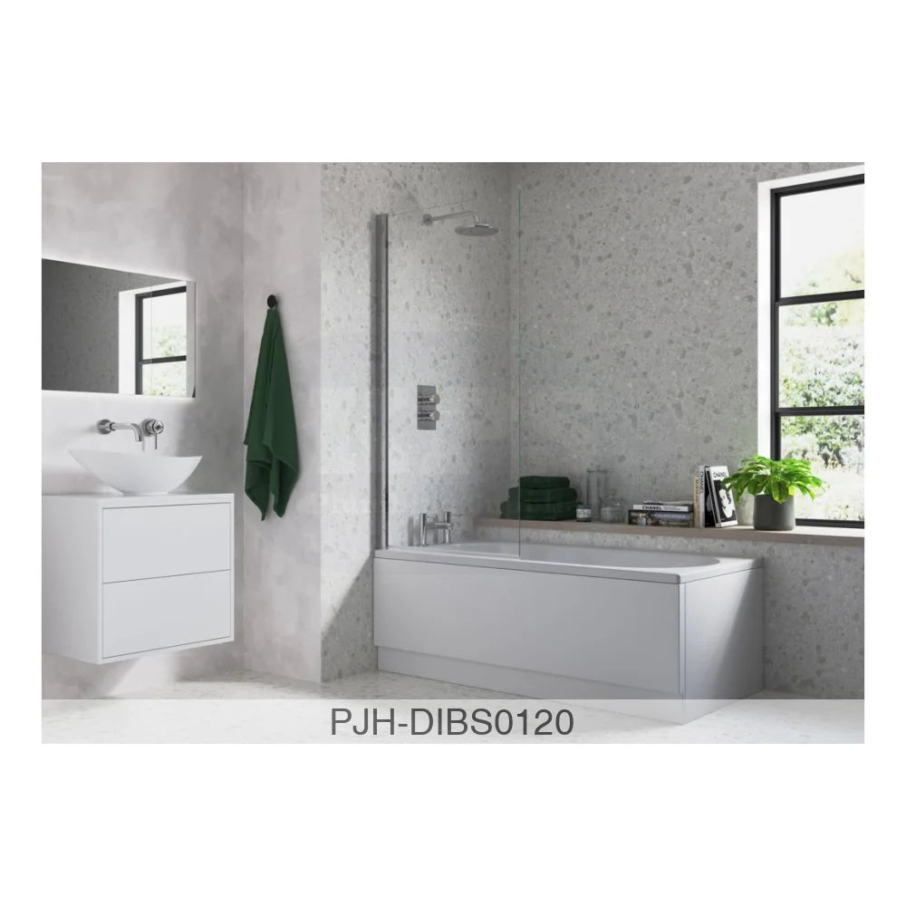 Bath Screen 1400 Square Chrome Bathroom Brands