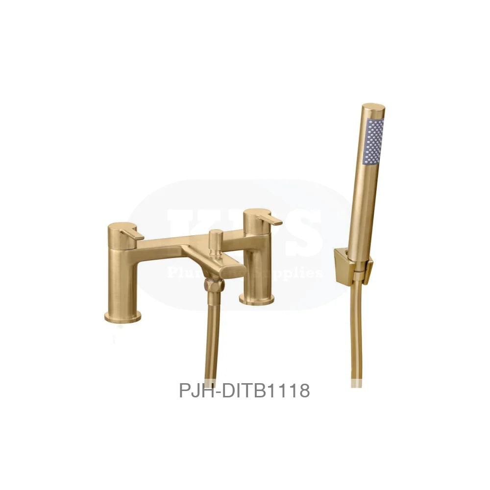 Bath Shower Mixer Oval Brushed Brass Bathroom Brands