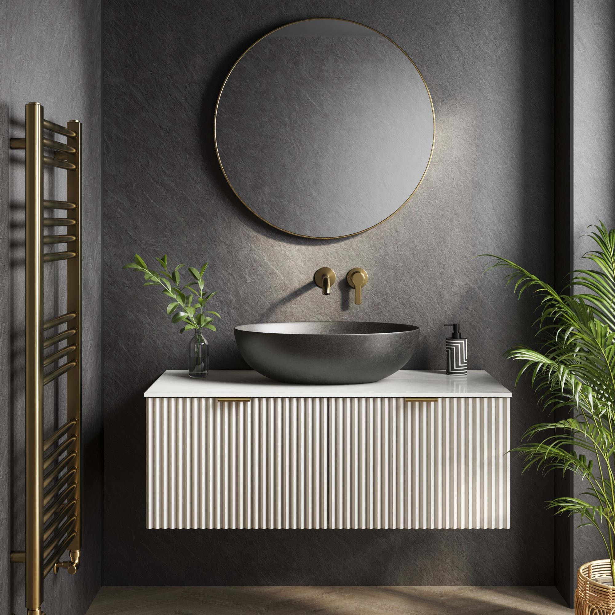 Multipanel Classic Riven Slate Hydrolock T&G Wall Panel - 2400 x 598 x 11mm