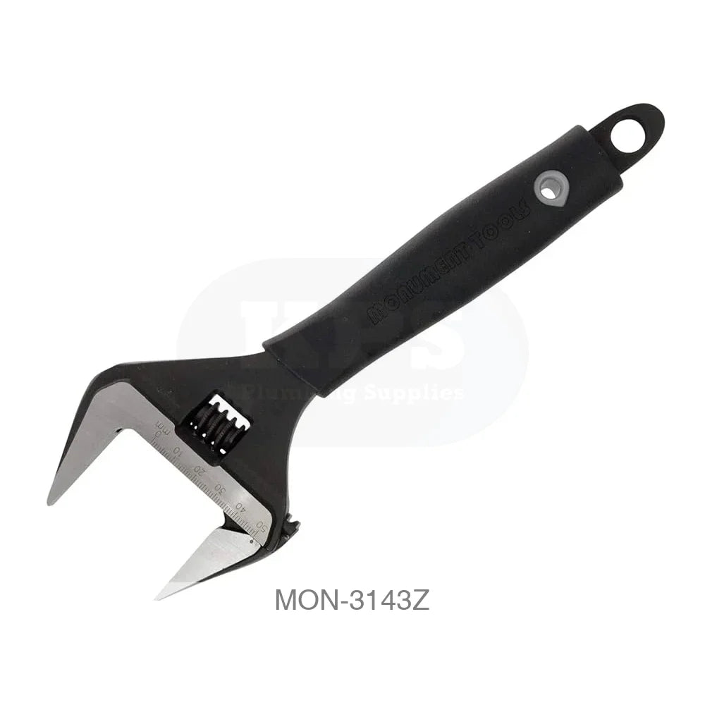 Black (bv10) Handle Wide Jaw Adj 10In. 50Mm Cap Tools & Equipment