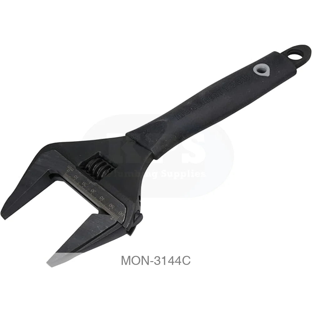 Black Handle Wide Jaw Adj 12in. 62mm Cap Tools & Equipment