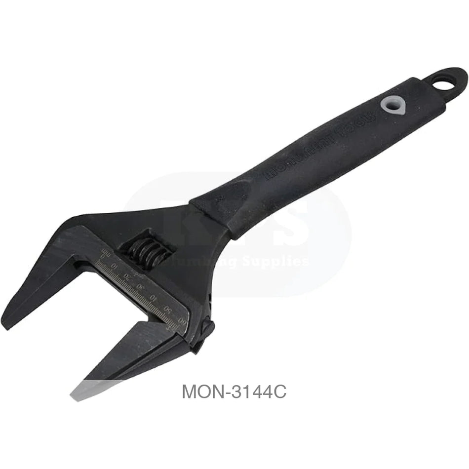 Black Handle Wide Jaw Adj 12in. 62mm Cap Tools & Equipment