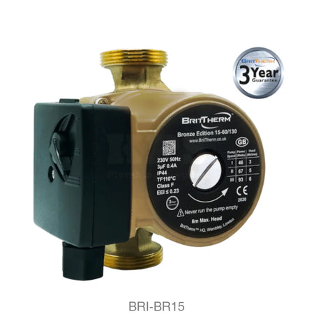 Bronze Hot Water Pump 15-60/130 3 speed Pumps Heating