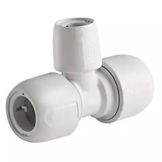 Hep2O HD13/22W Branch Reduced Tee 22mm x 15mm x 22mm