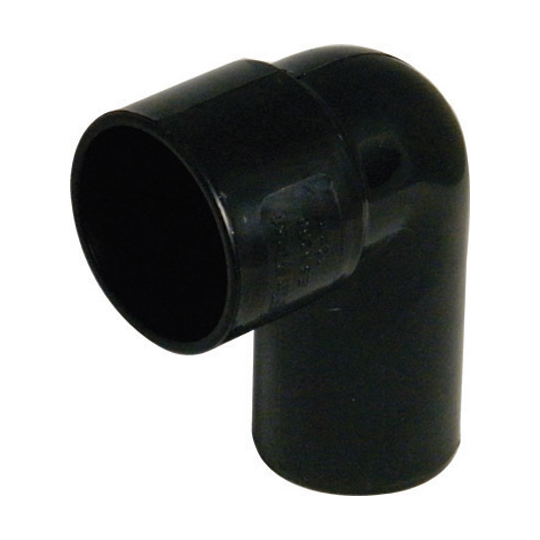 FloPlast WS27 40mm Black ABS 90° Conv.bend