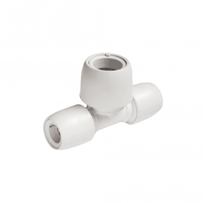 Hep2O HD18/22W Double End Reduced Tee 15mm x 22mm x 15mm