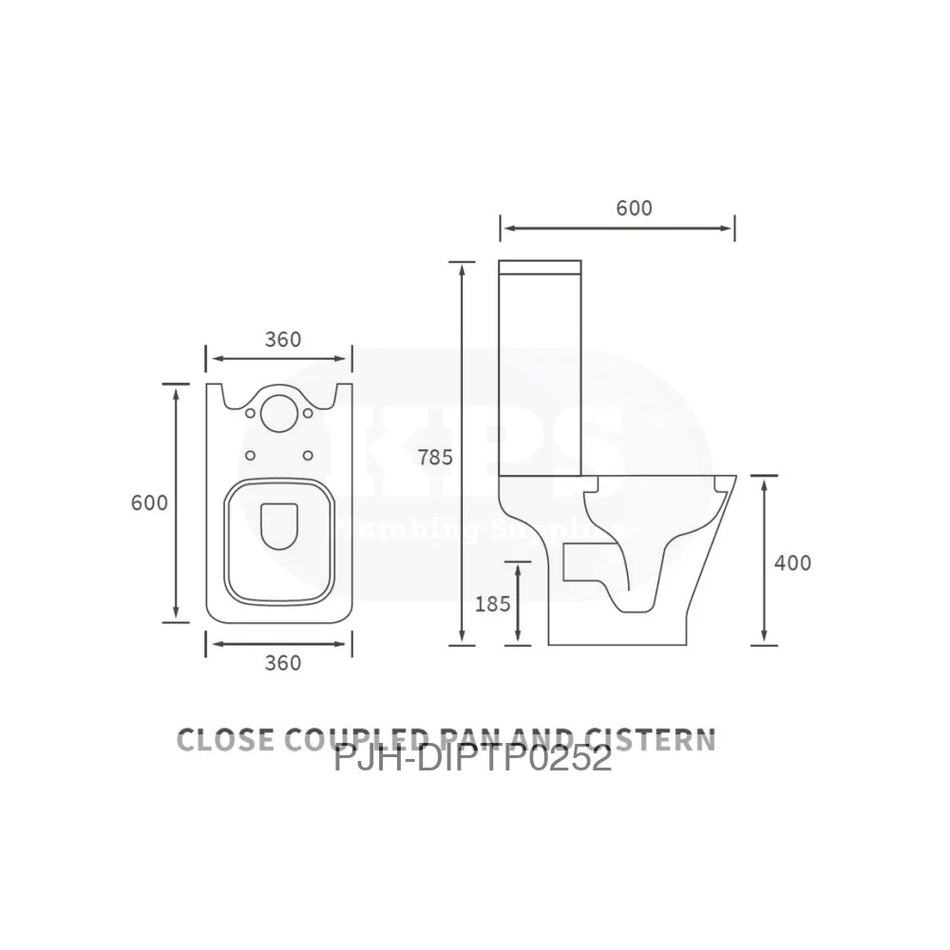 Cedarwood C/C Open Bk Wc&W.Over S/C Seat Bathroom Brands