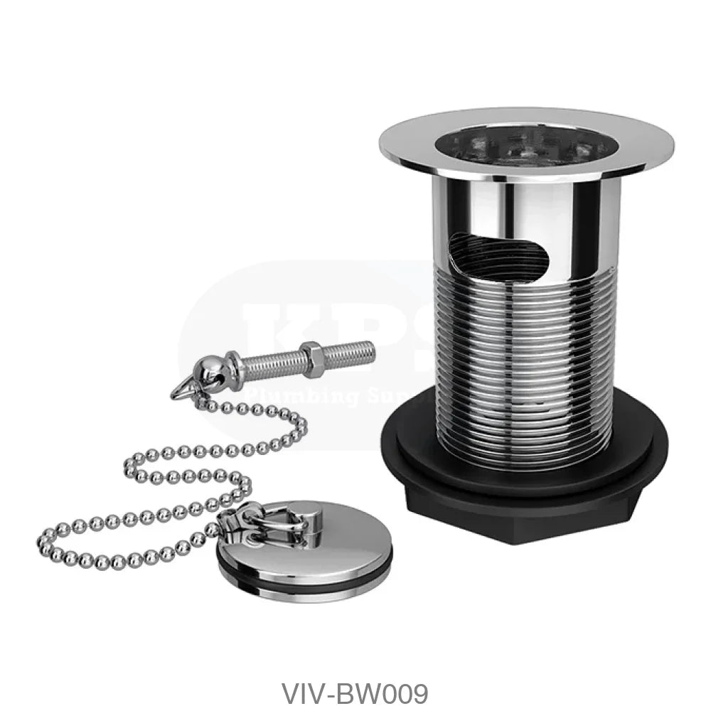 Chrome Plug Slotted Basin Waste Plumbing Spares