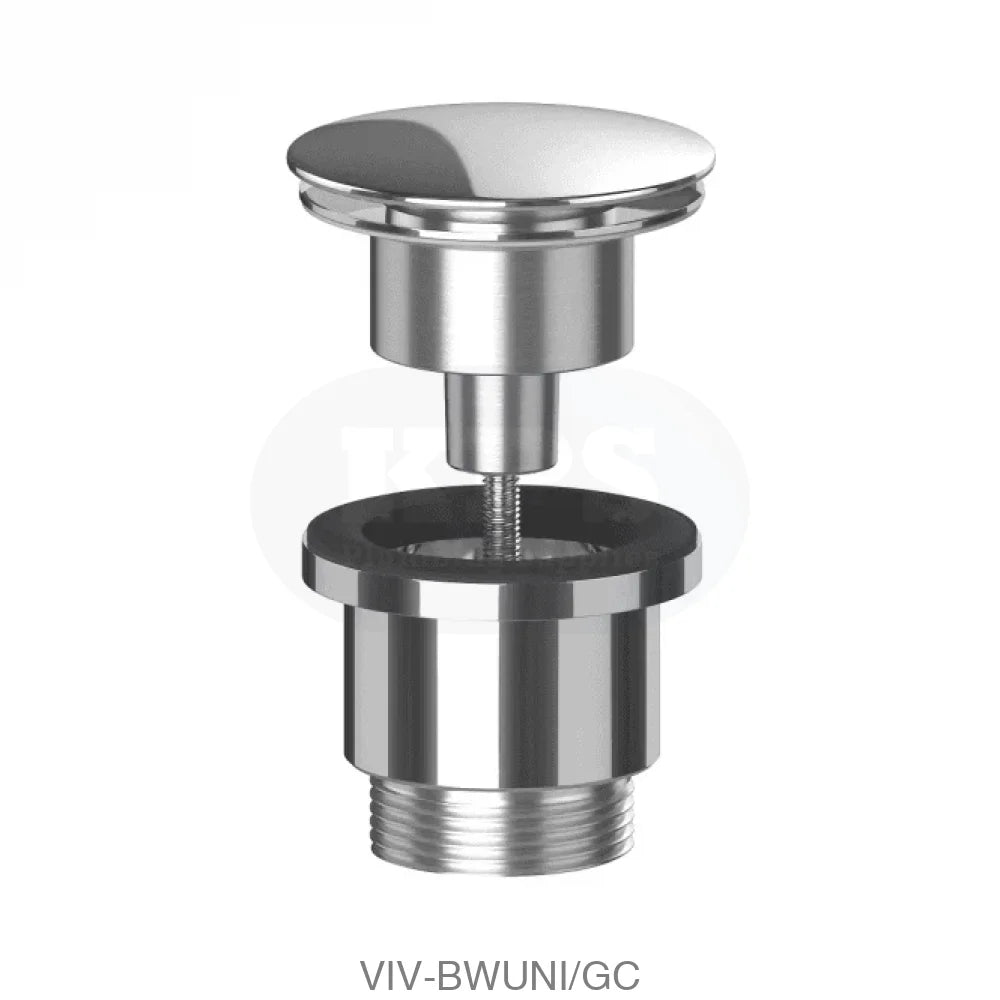 Chrome Universal Clicker Basin Waste BWUNI/GC Plumbing Spares