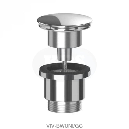 Chrome Universal Clicker Basin Waste BWUNI/GC Plumbing Spares