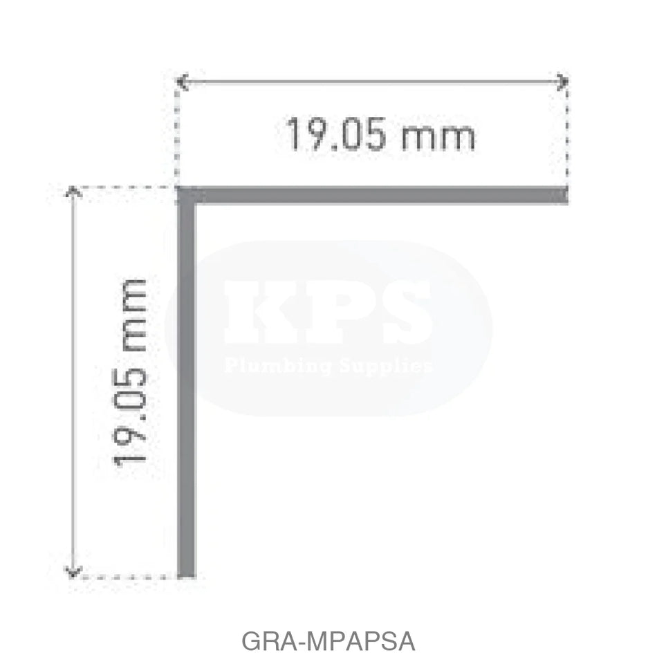 CLASSIC - Type 102 - Angle Profile - Aluminium Extrusion - Satin Anodised - 2450mm Long Accessories