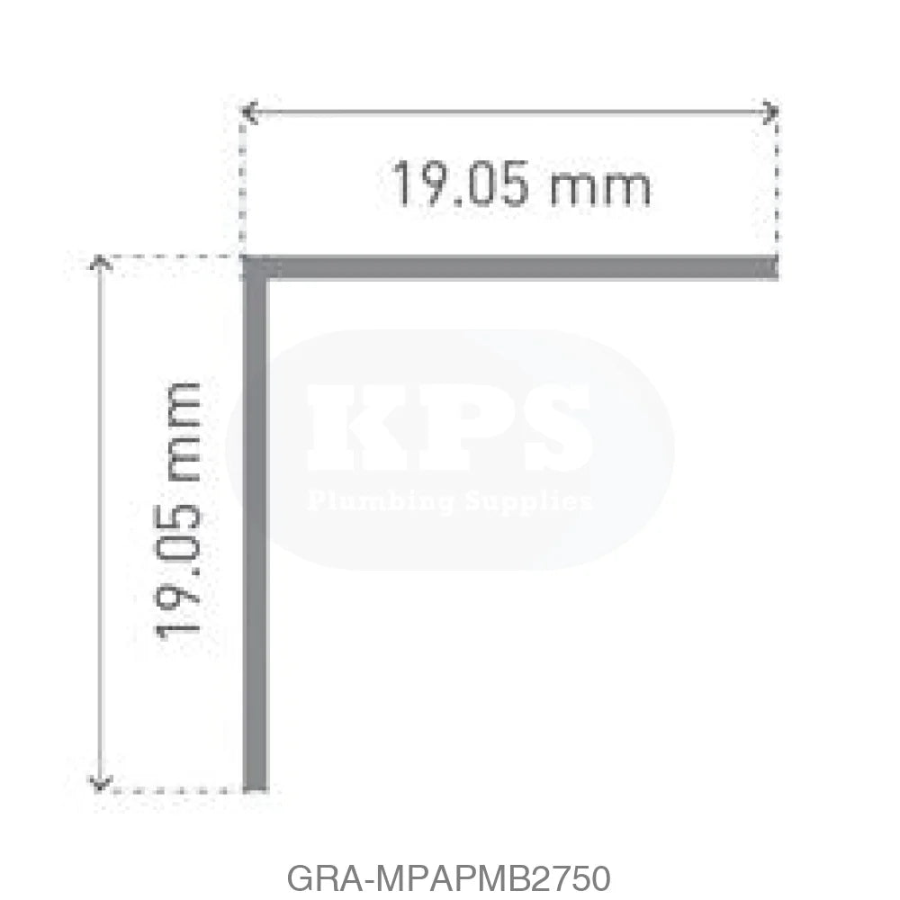 Classic Type 102-Angle Profile - Matt Black - 2750mm Long Wall Panels