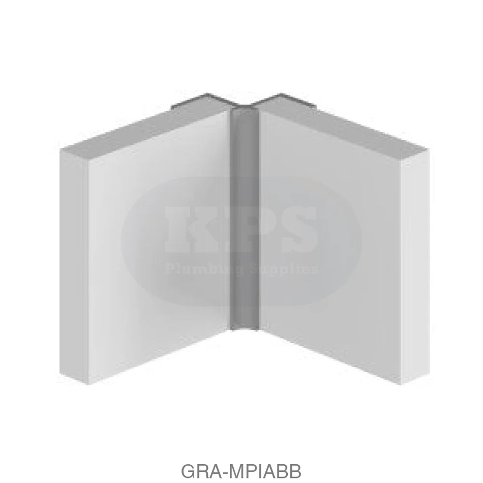 CLASSIC - Type A - Internal Corner - Aluminium Extrusion - Brushed Brass - 2450mm Long Accessories