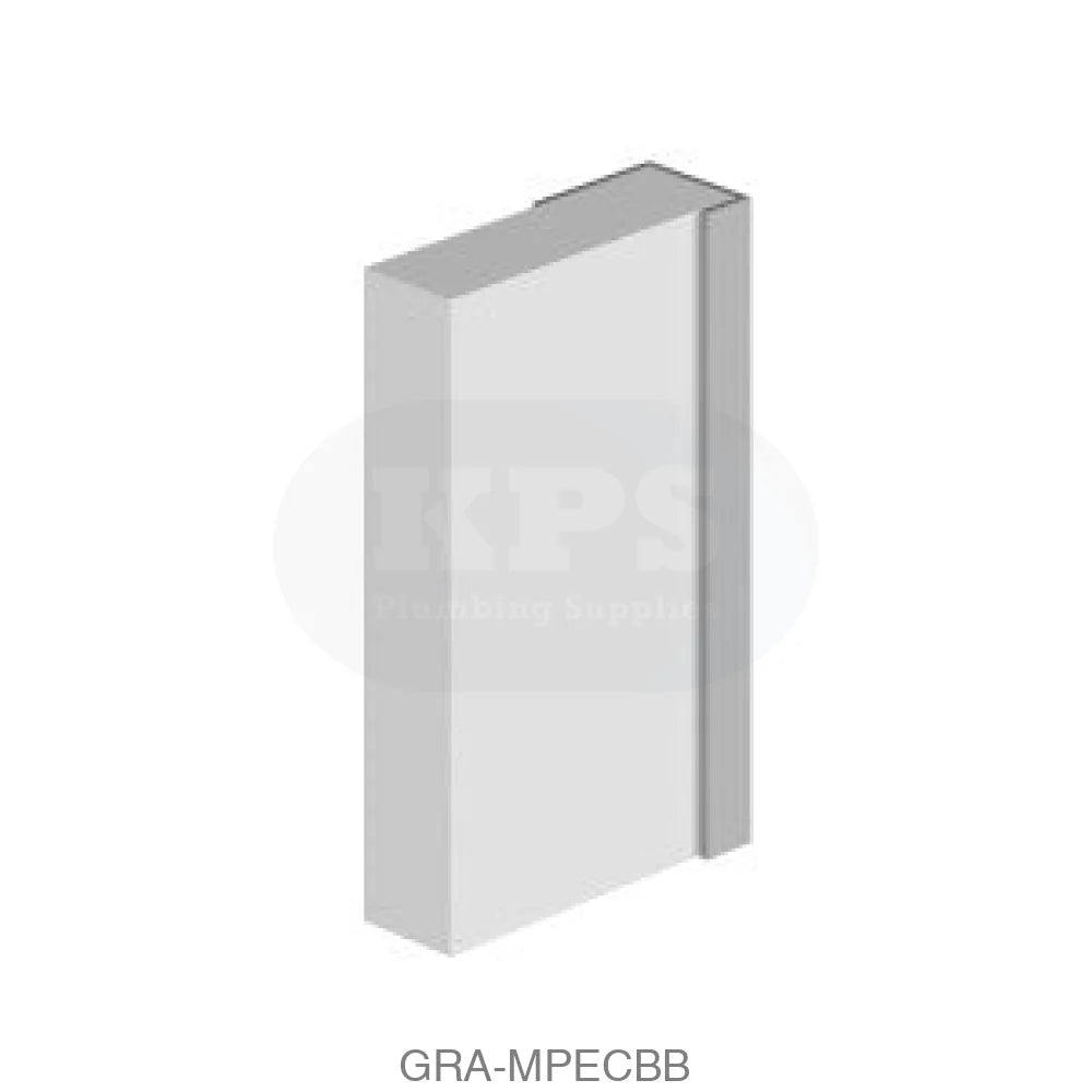 CLASSIC - Type C - End Cap - Aluminium Extrusion - Brushed Brass - 2450mm Long Accessories