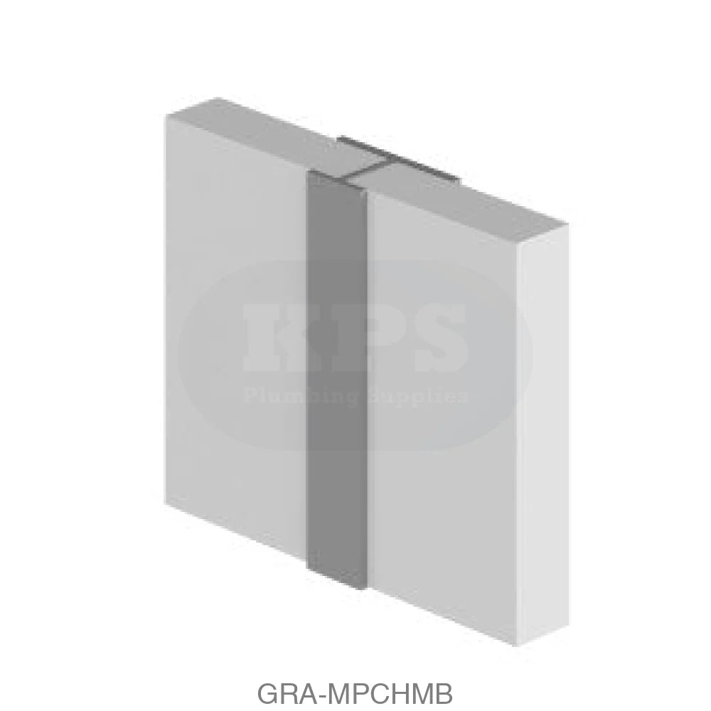 CLASSIC - Type D - Continuous H Joint - Aluminium Extrusion - Matt Black - 2450mm Long Accessories